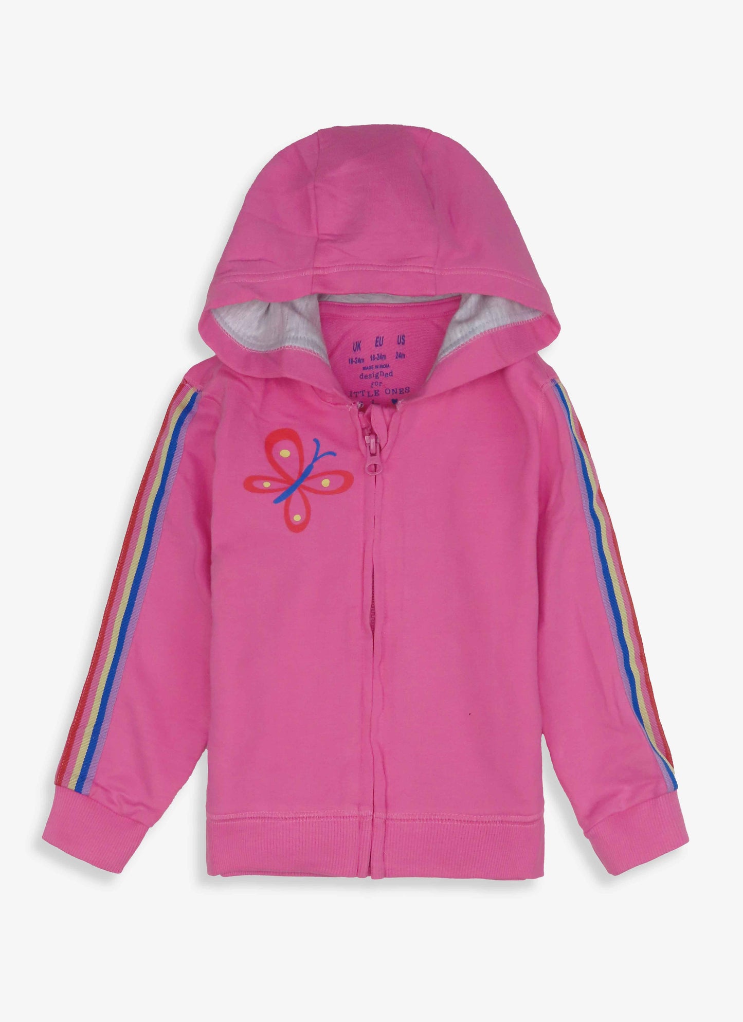 Baby Girls Full Zipper Sweatshirt
