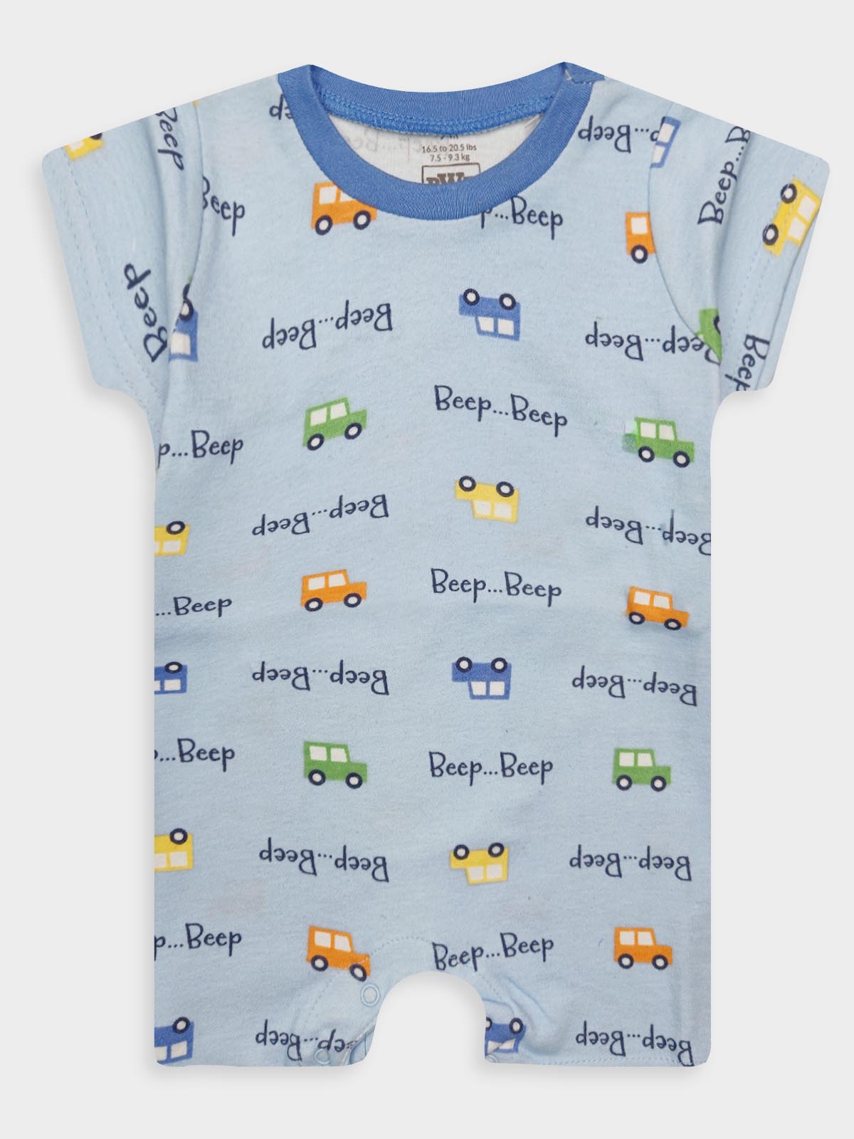 Baby Boy Printed Blue Playsuits