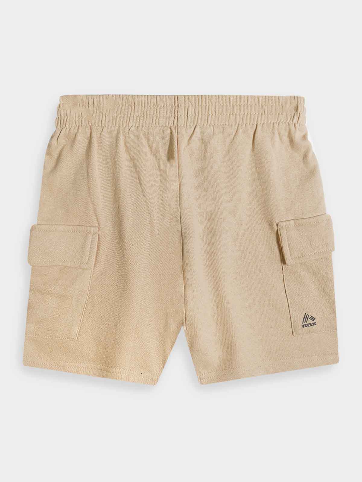 Boys Beige Cargo Shorts
