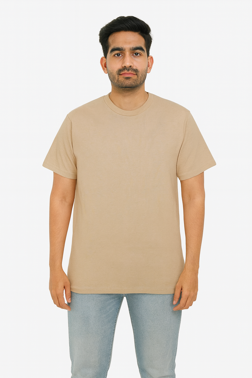 Mens Crew Neck Plain T Shirts