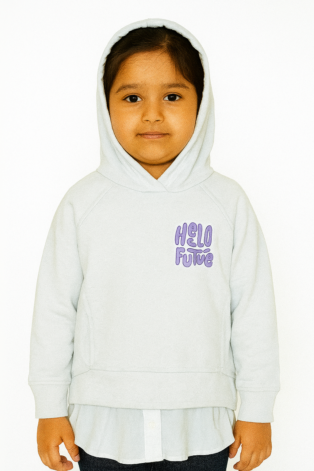 Girls Hooded Pullover Sweatshirt