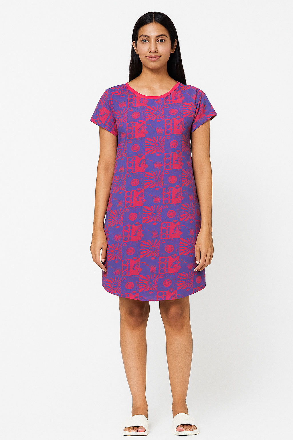 Ladies Printed Nightshirt