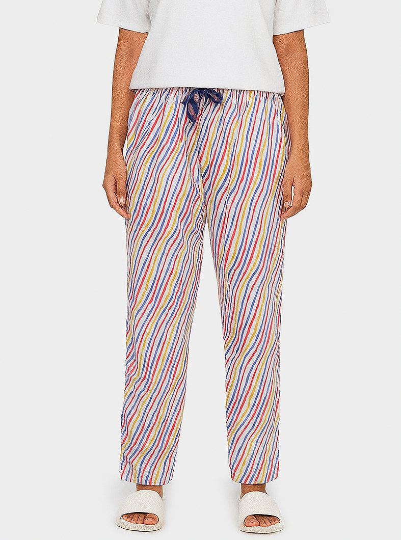 Ladies Multi Striped Lounge Pant
