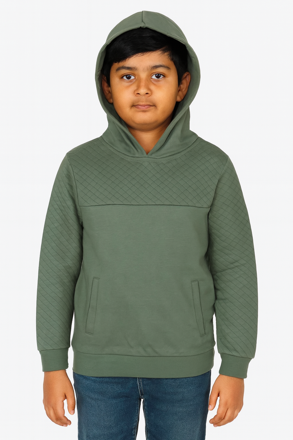 Boys Hooded Pullover Sweatshirt