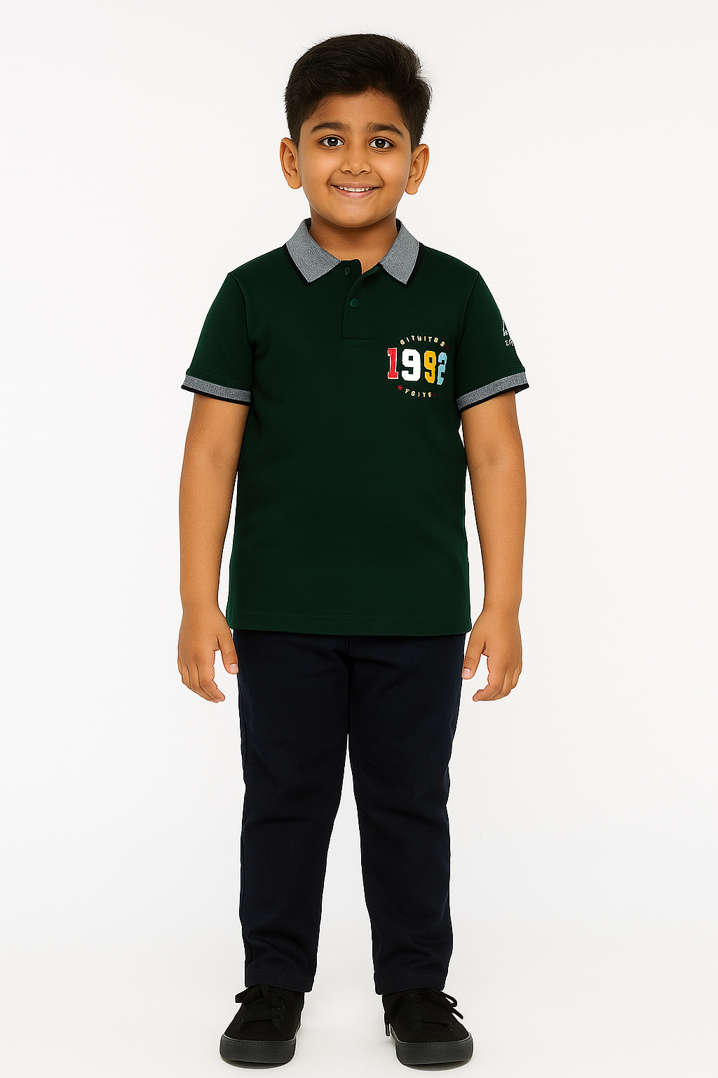 Boys Polo Green