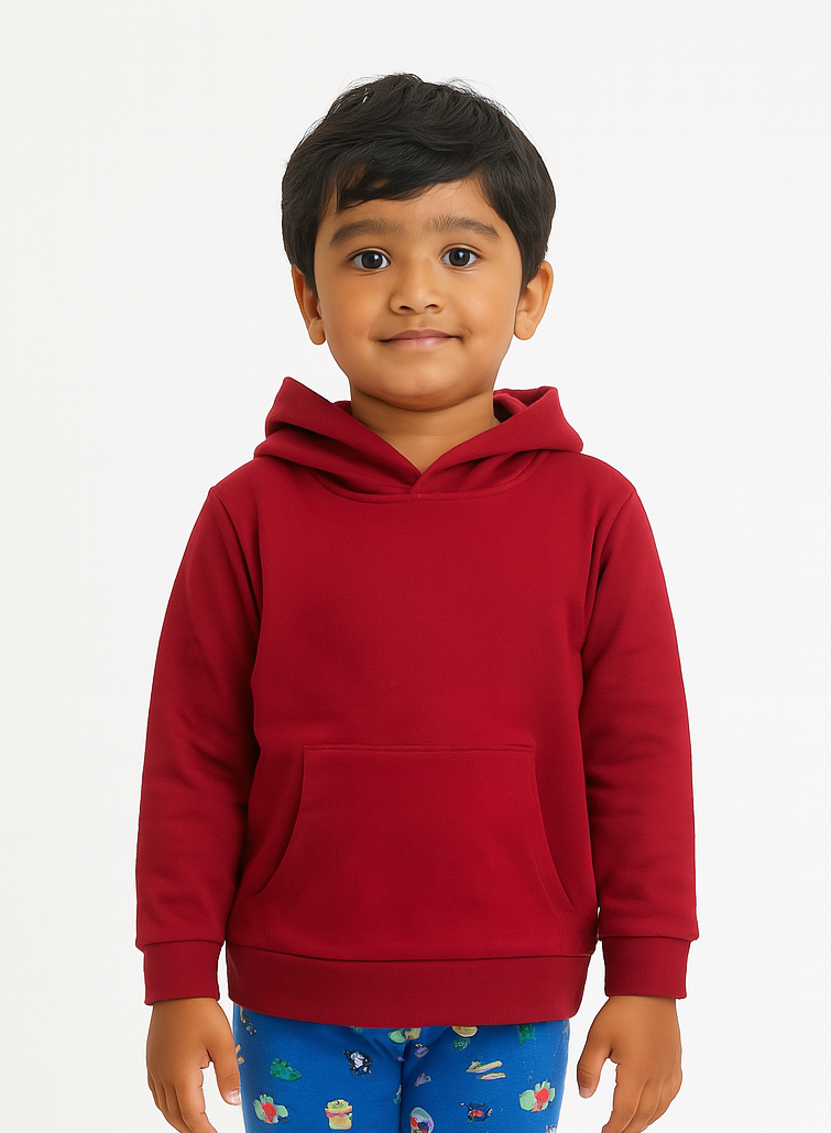 Boys Pullover Sweatshirt Wine