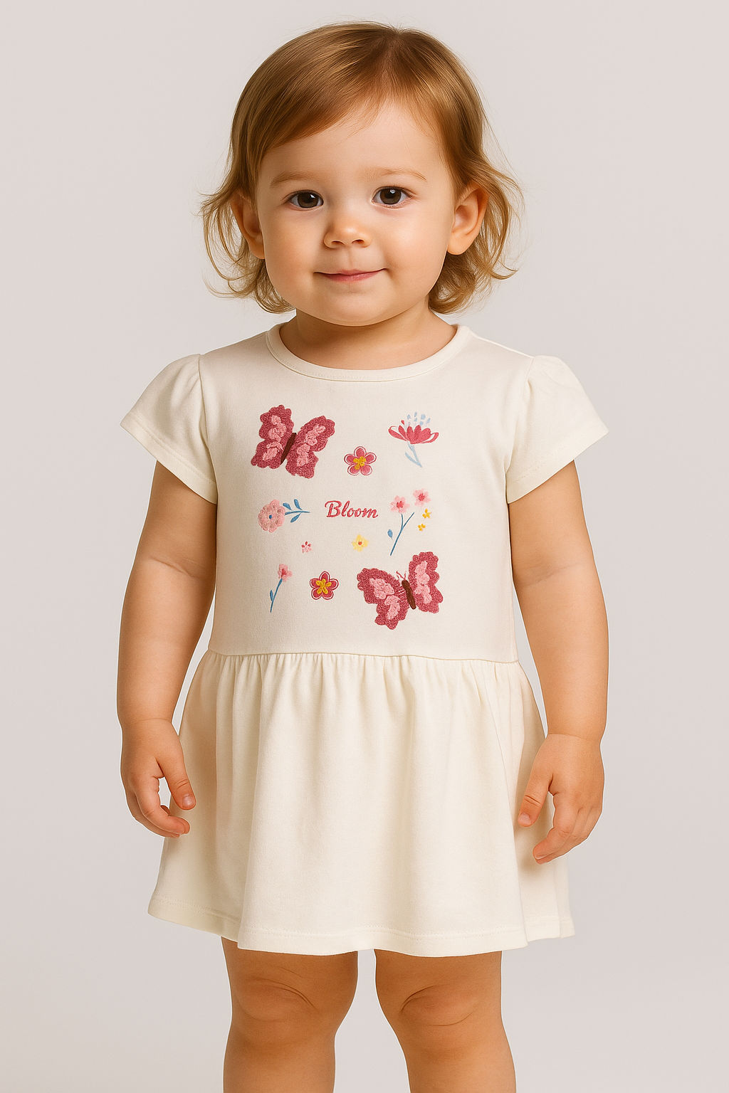 Baby Girls Applique Dress