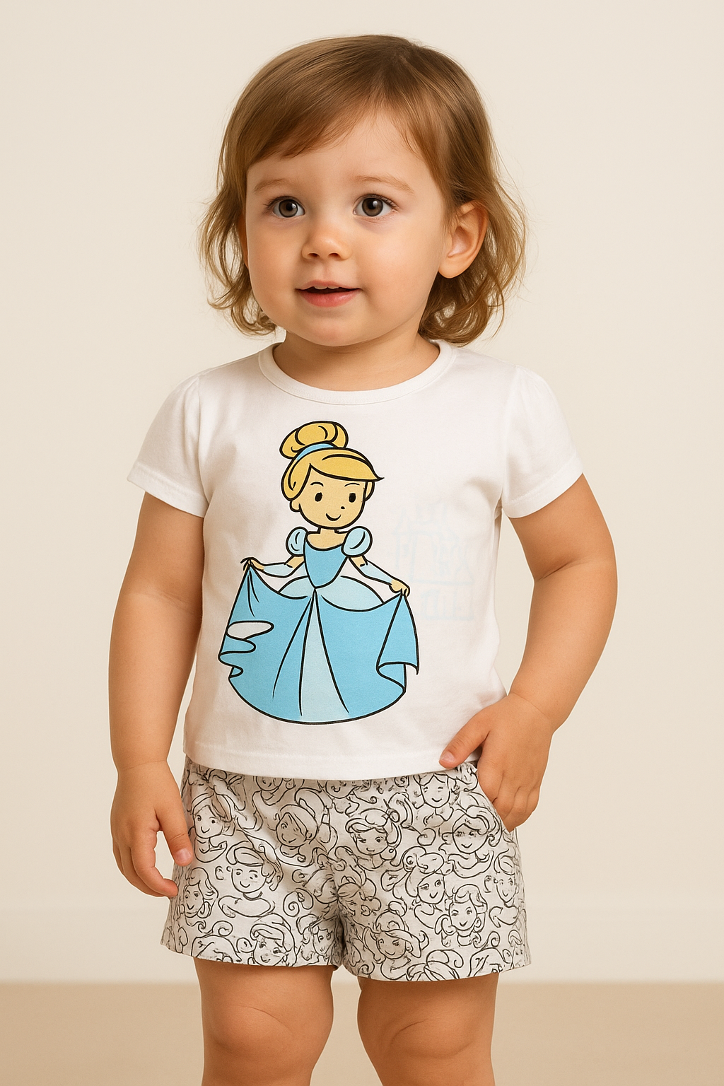 Baby Girls Shorty Set