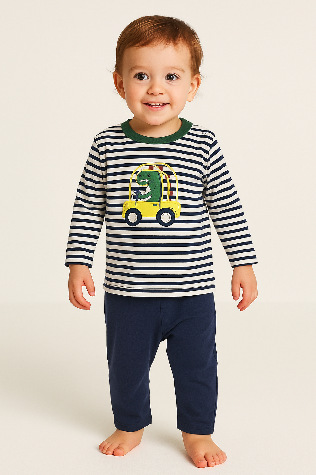 Baby Boys Striped Long Sleeve T-Shirt