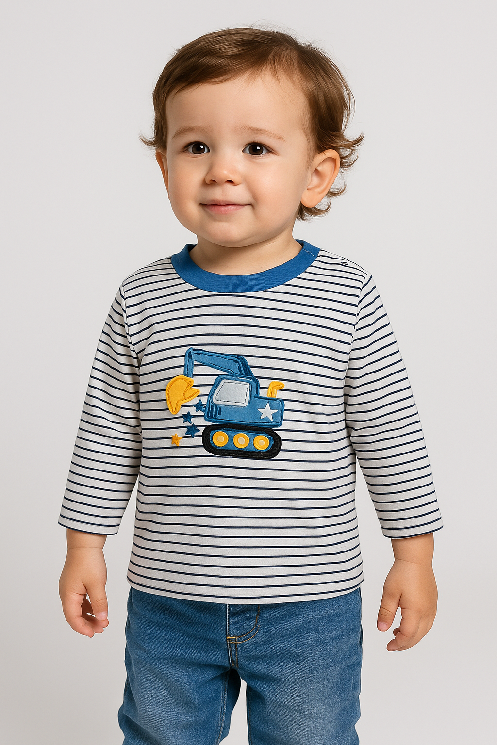 Baby Boys Striped Long Sleeve T-Shirt