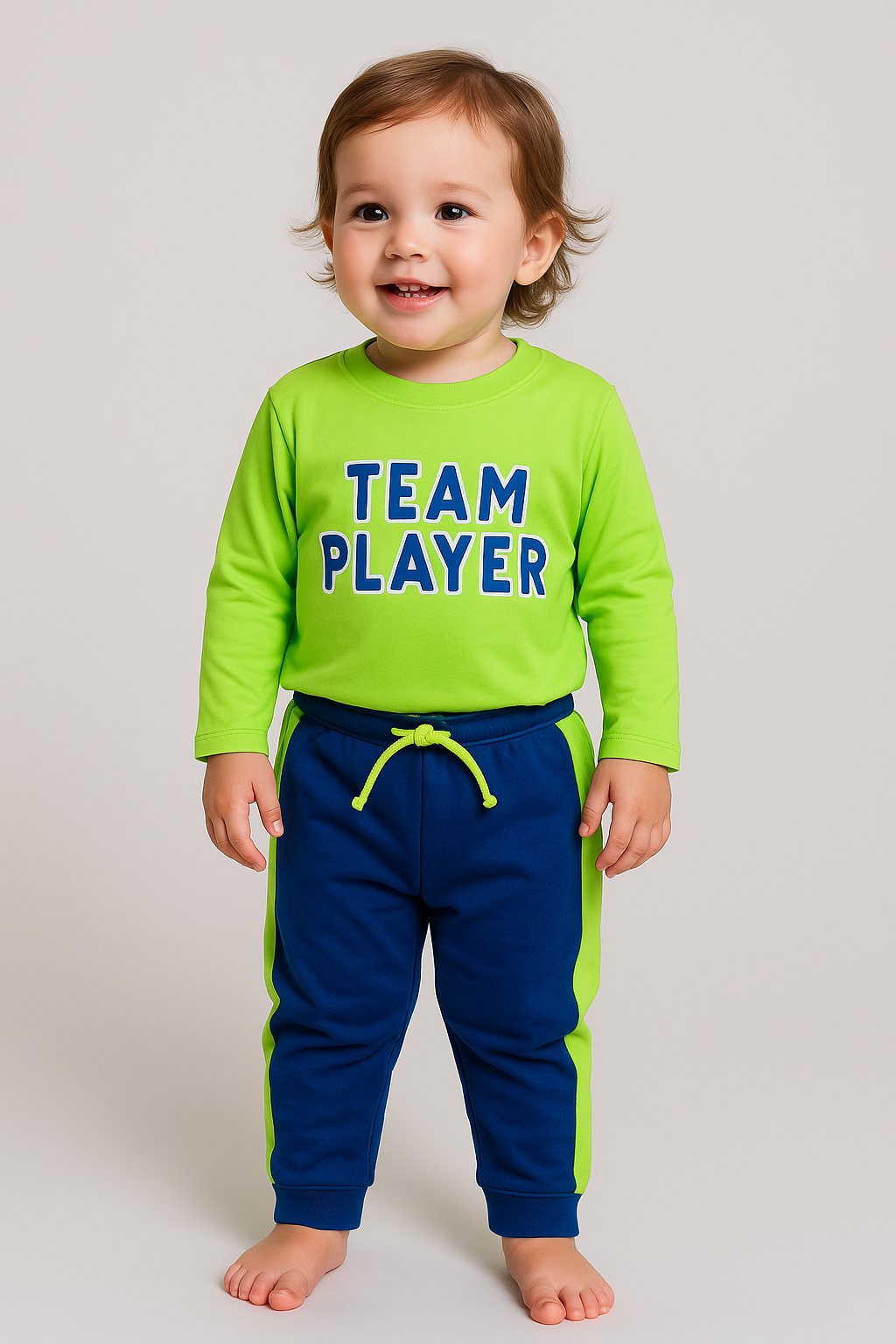 Baby Boys 2 Pc Long Pant Set