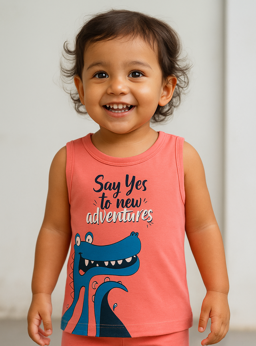 Baby Boys Sleeveless T Shirt