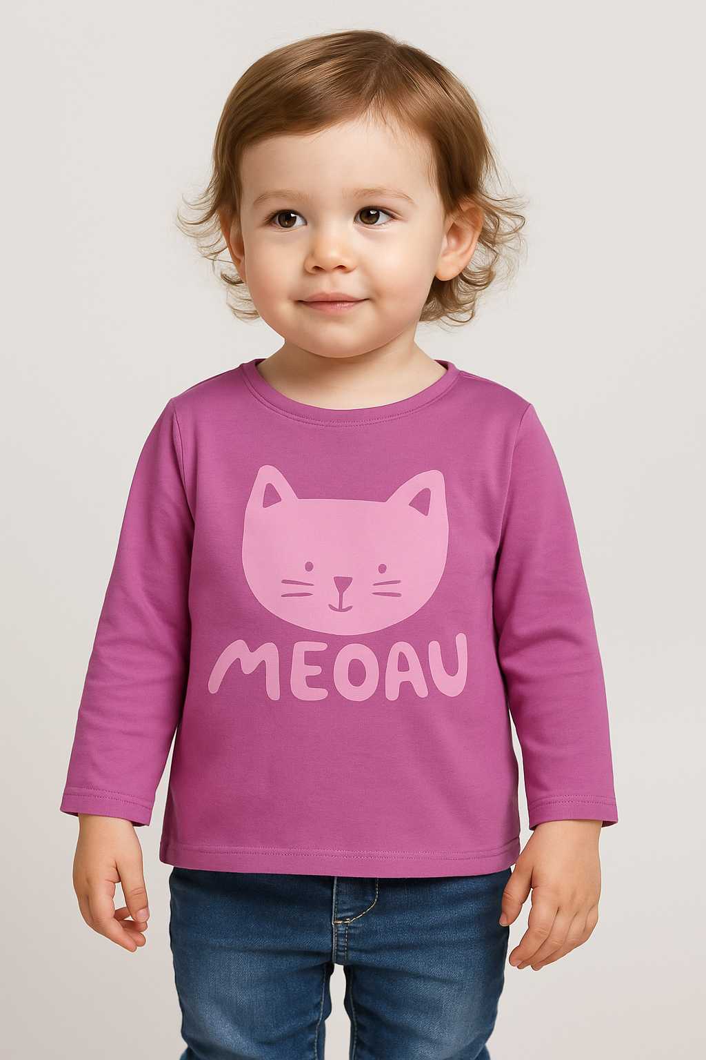 Baby Girls Long Sleeve T Shirt Pink