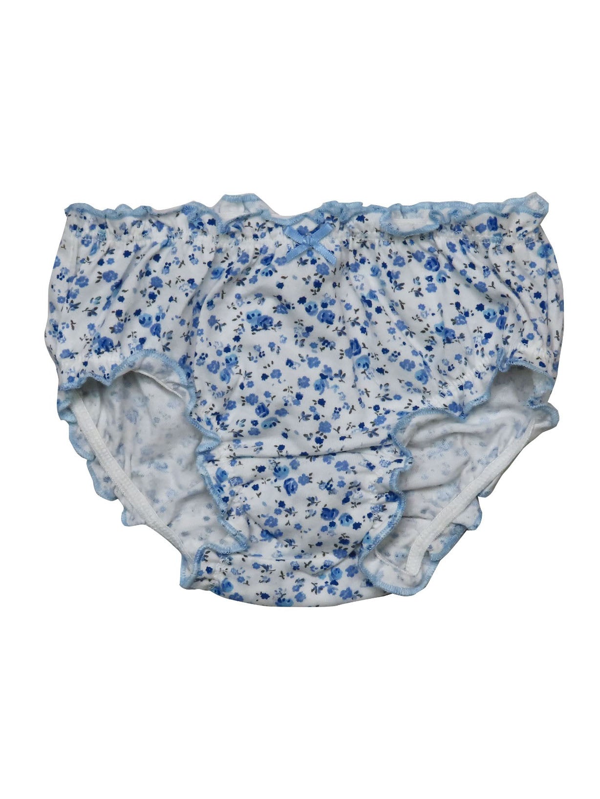 Girls Printed Briefs White Aop