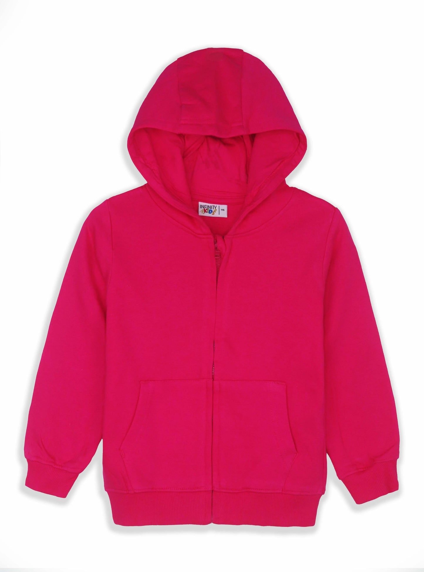 Girls Fleece Full Zipper Sweatshirt