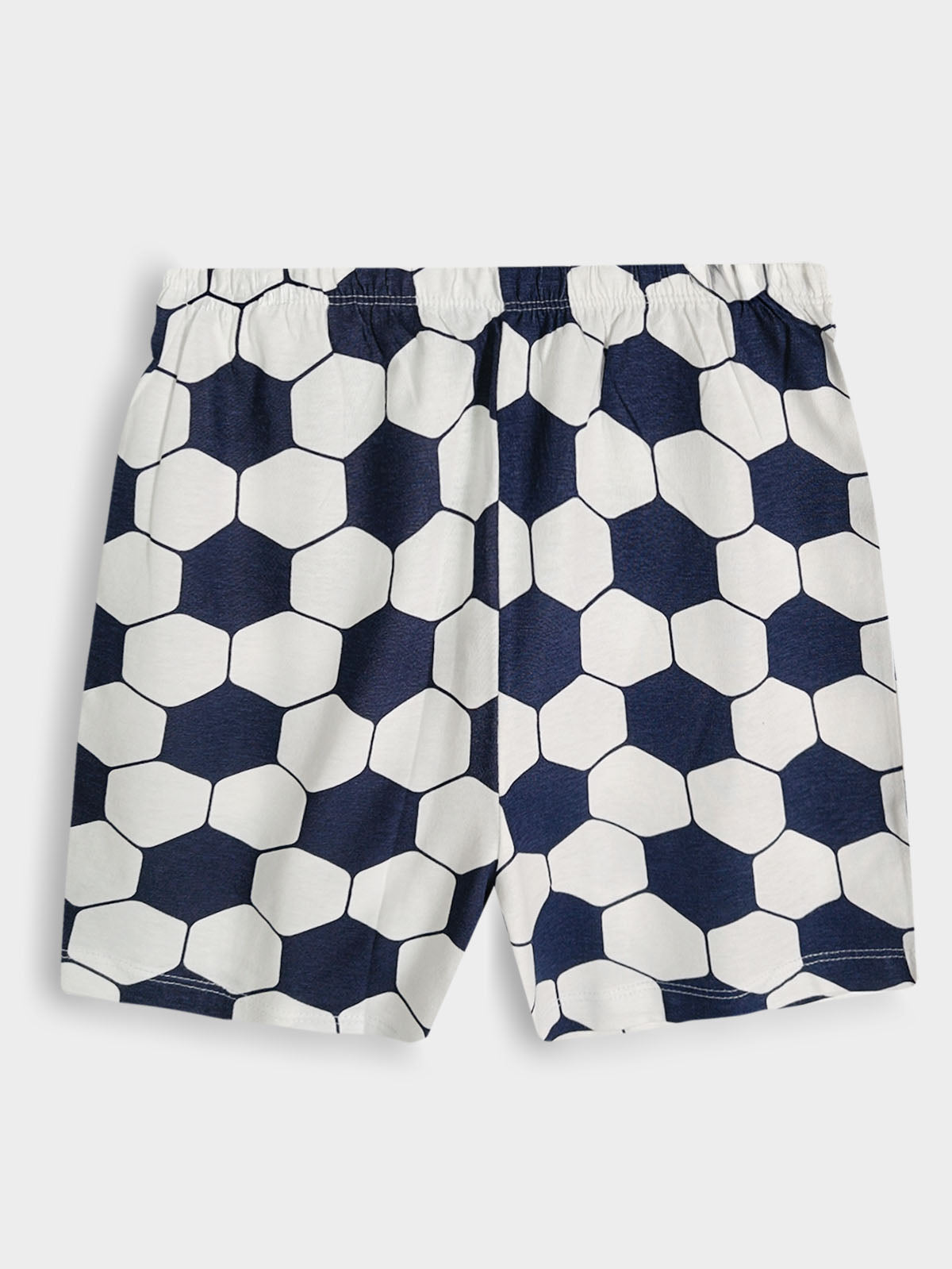 Boys Football Print Shorts Set