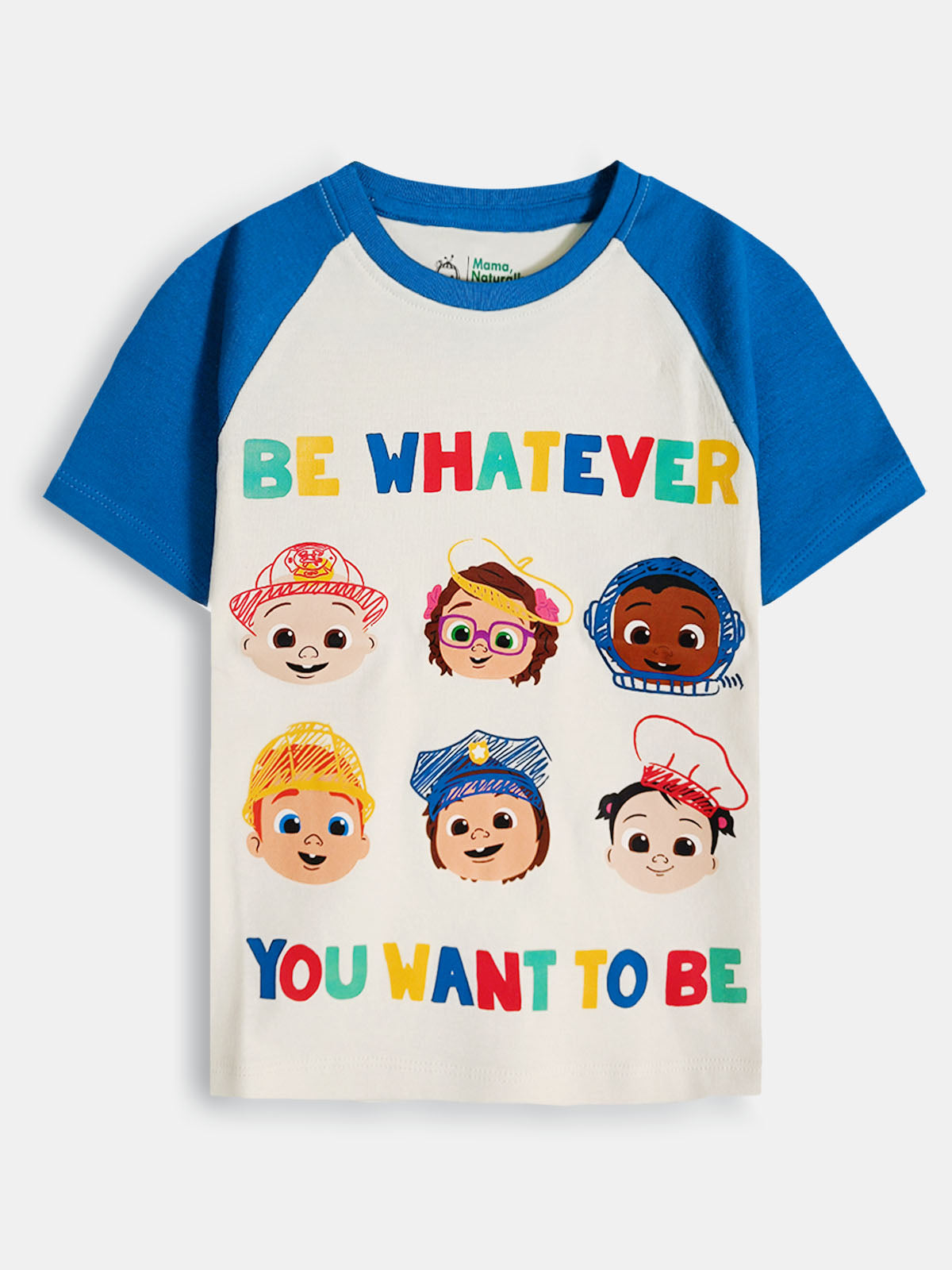 Boys Printed Off-White T-Shirt