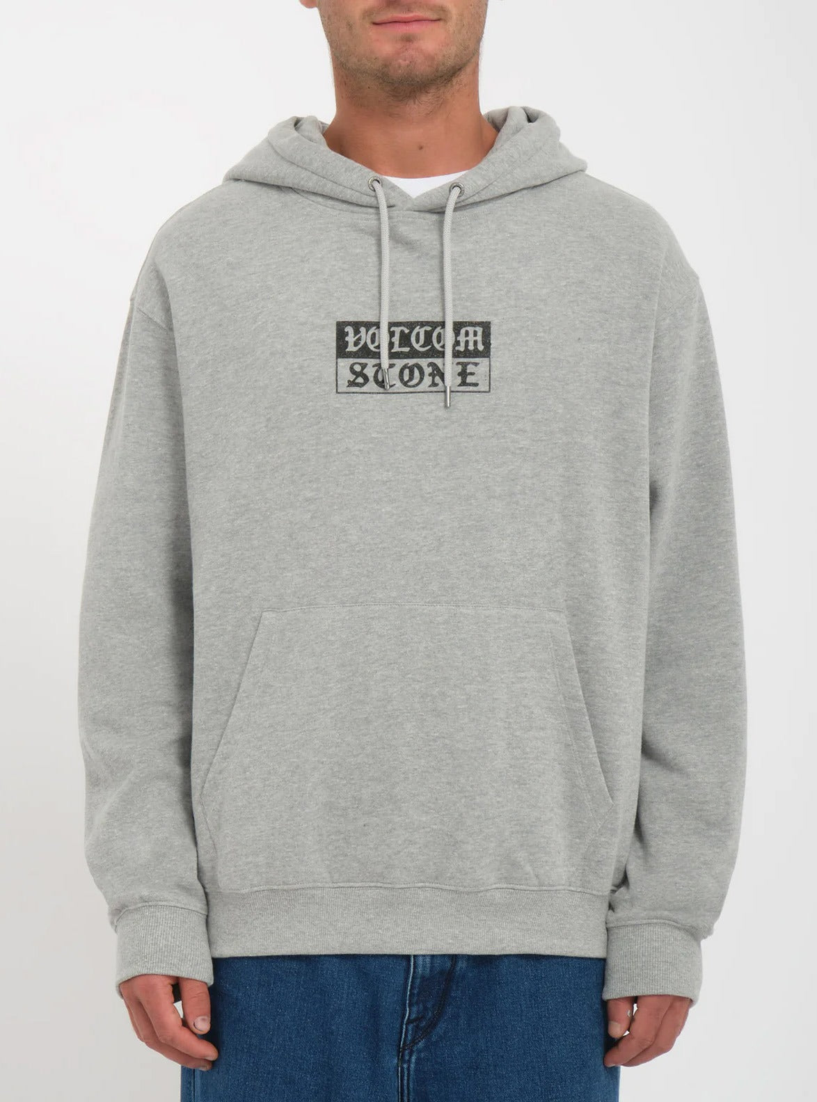 Mens Print Hooded Fleece Sweatshirt