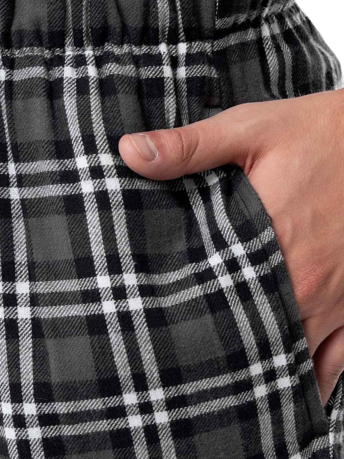Mens Woven Flannel Pants