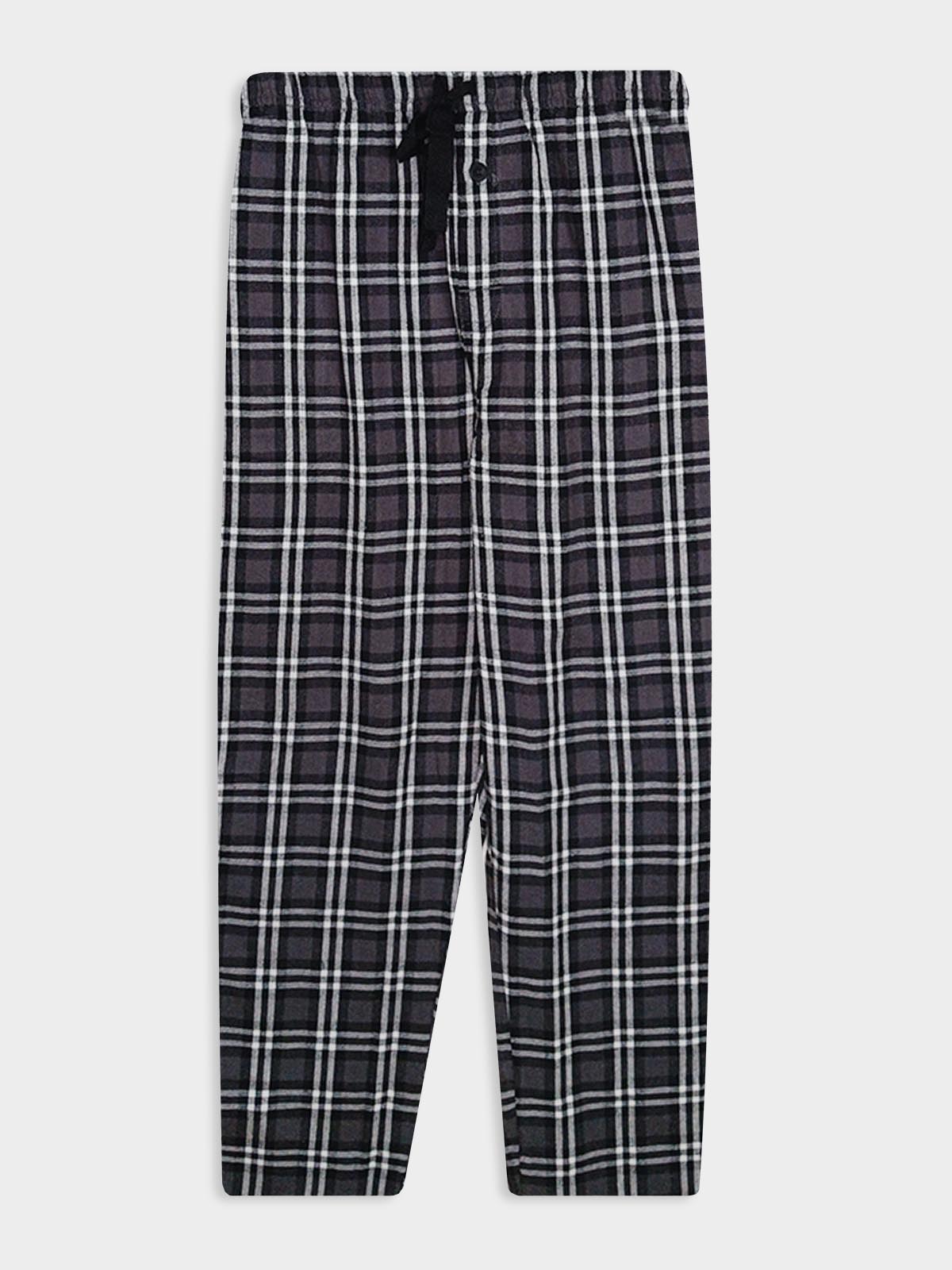 Mens Woven Flannel Pants