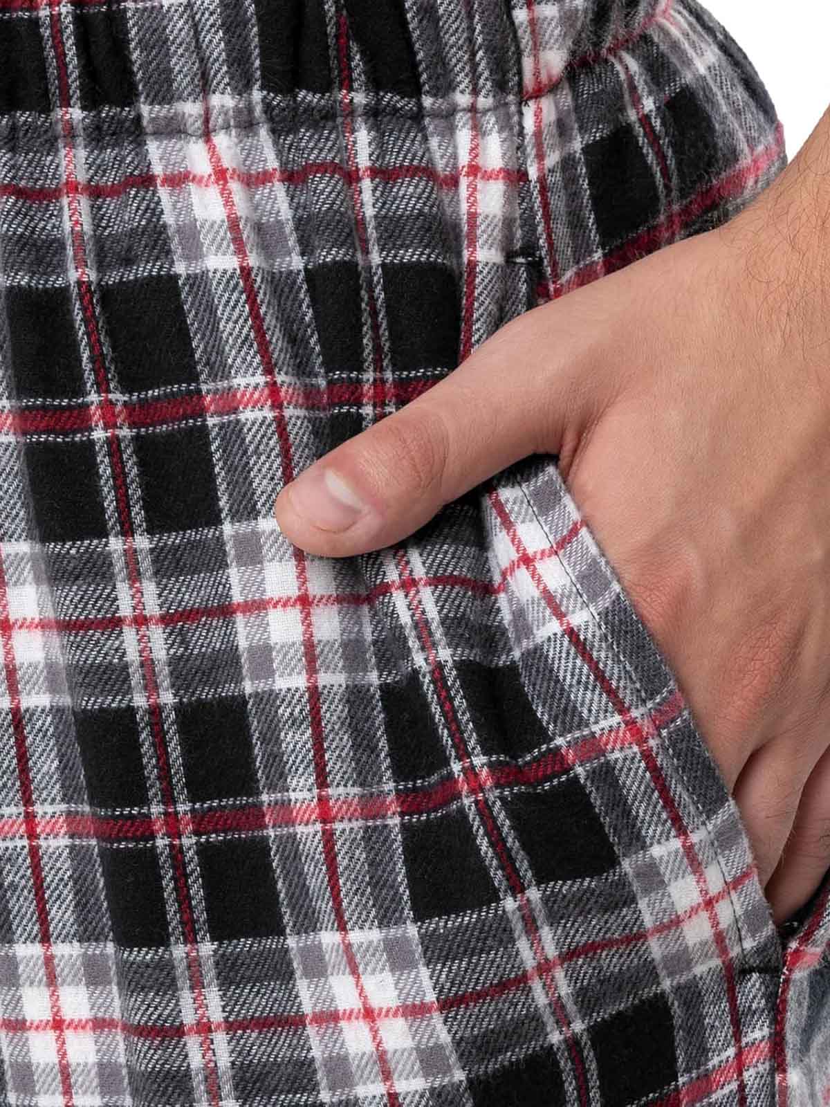 Mens Woven Flannel Pants