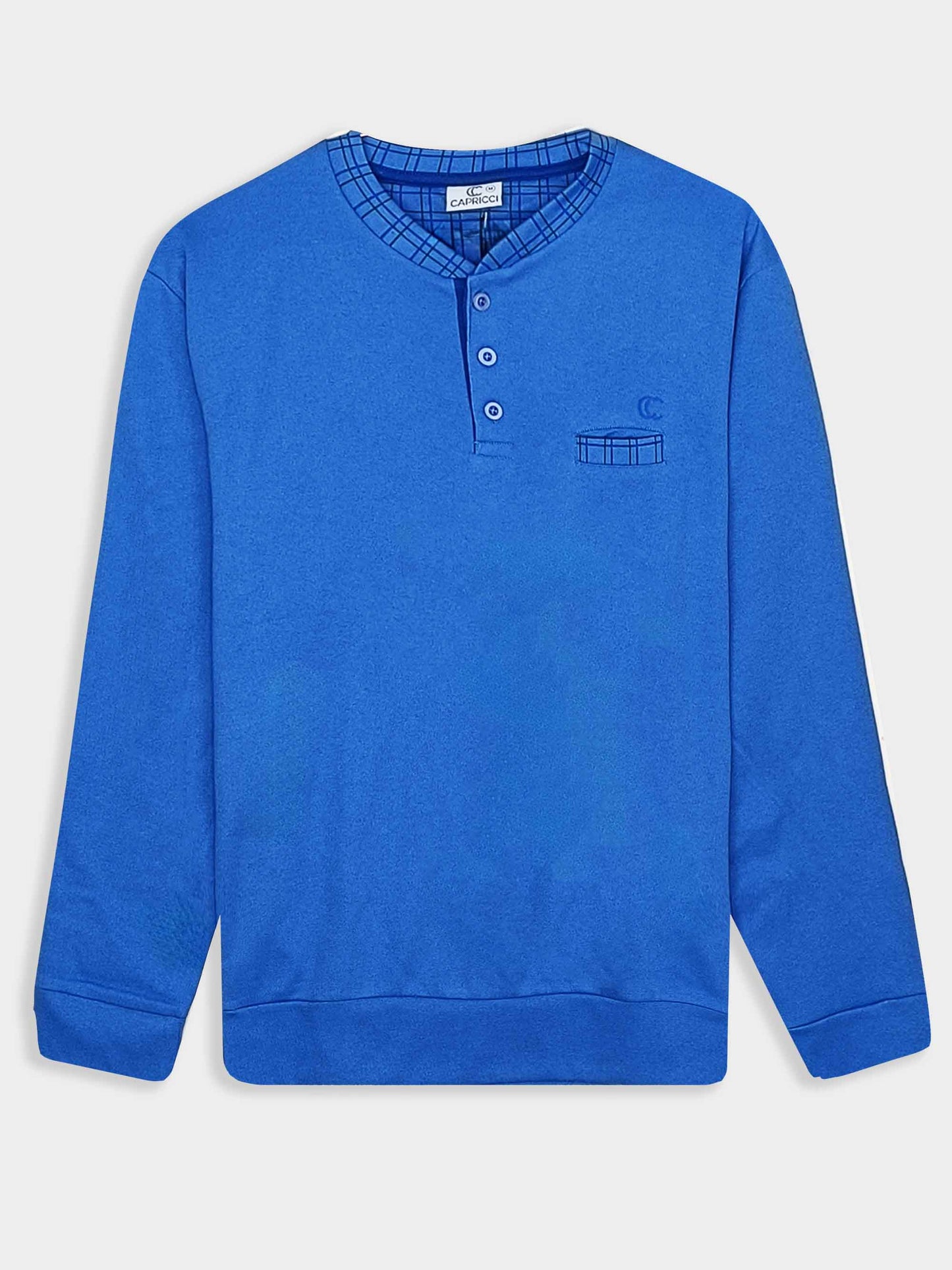 Mens's Long sleeve T shirt Blue
