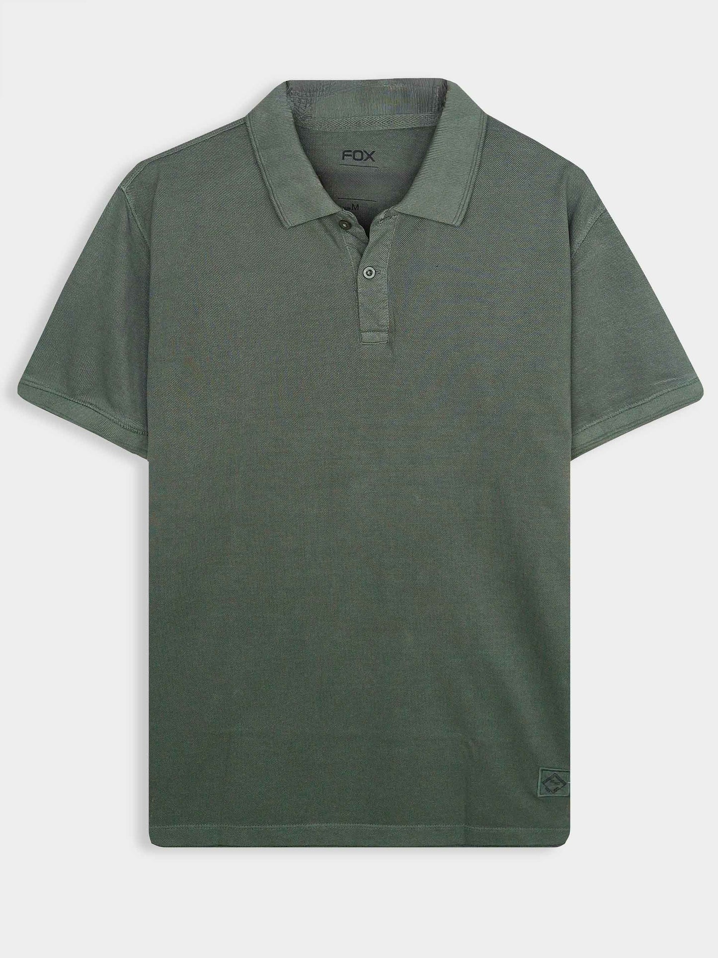 Mens Green Collar T-Shirt
