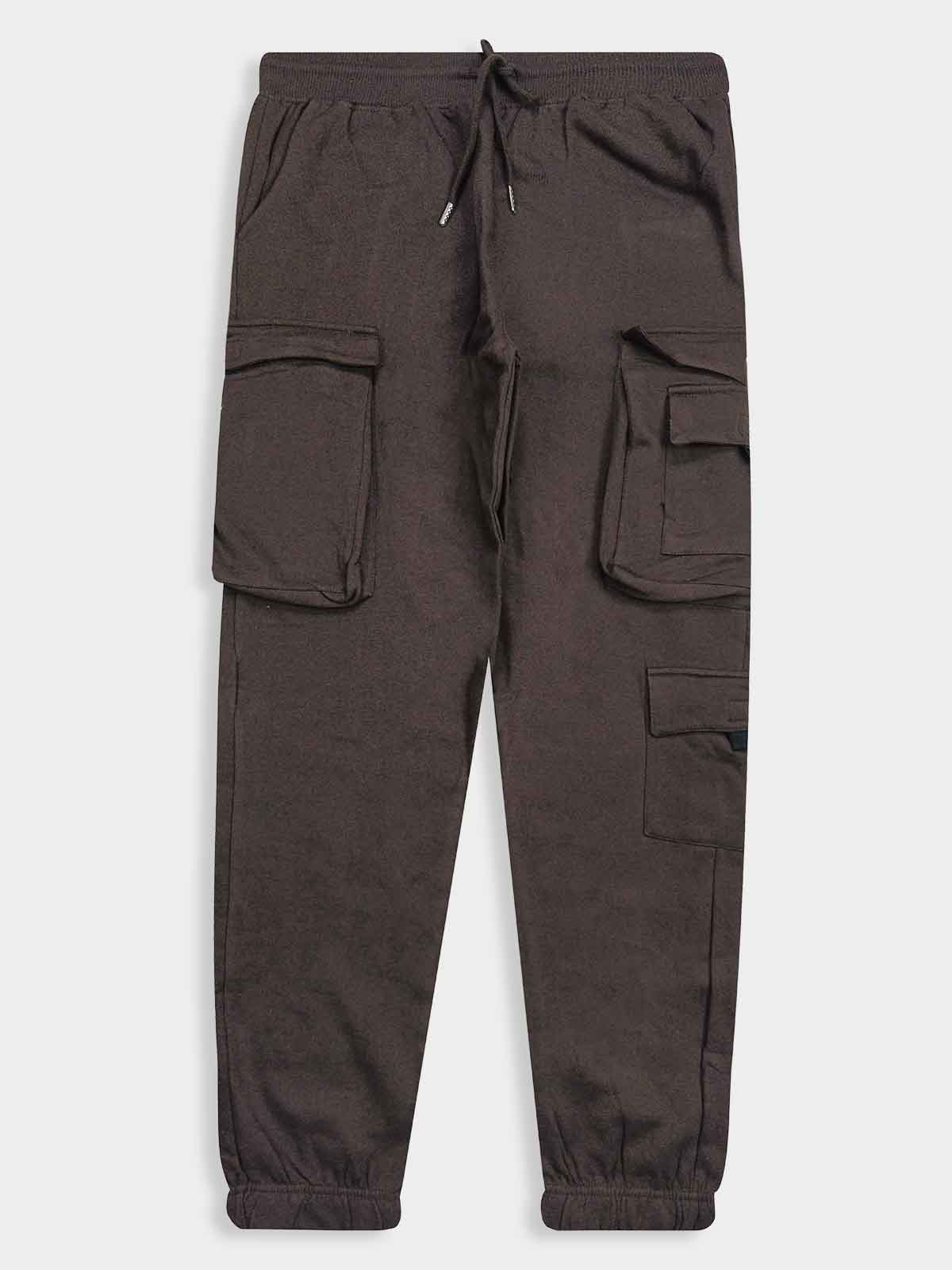 Men's Knit Fleece Cargo Joggers
