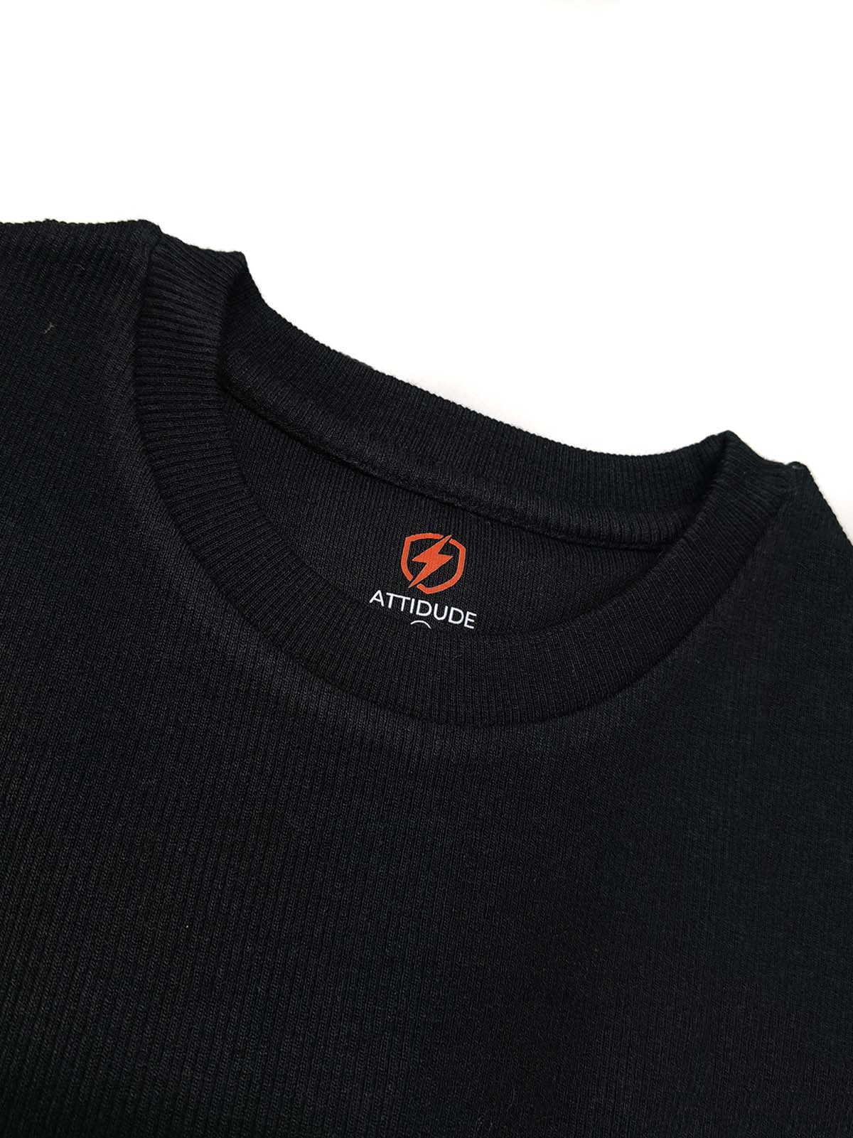 Mens Ribbed Crew Neck Pullover