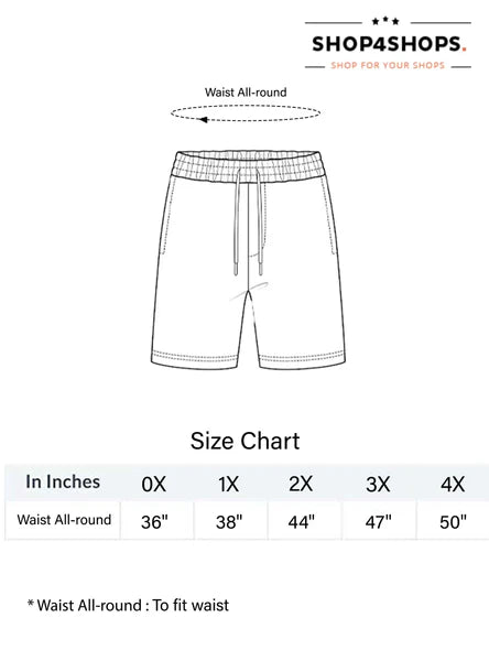 Ladies Oversize Printed Denim Shorts