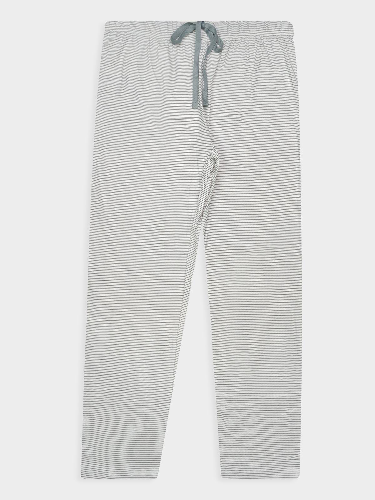 Ladies Thin Striped Viscose Pant