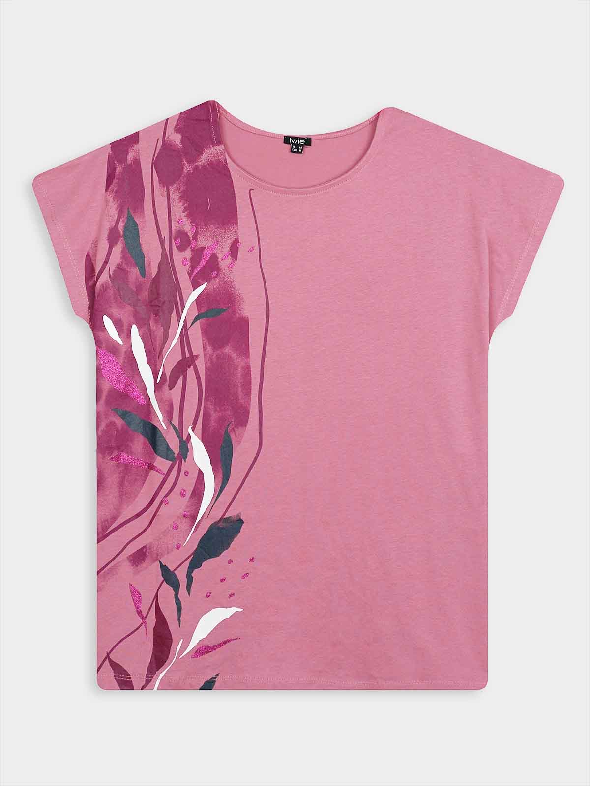 Ladies Magyar Sleeve Printed Top