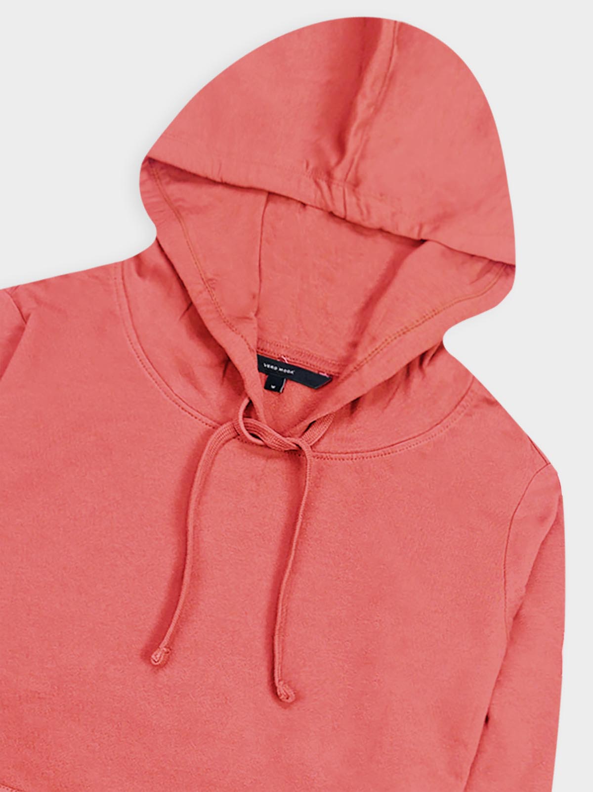 Ladies Fleece Pullover Coral Sweatshirt