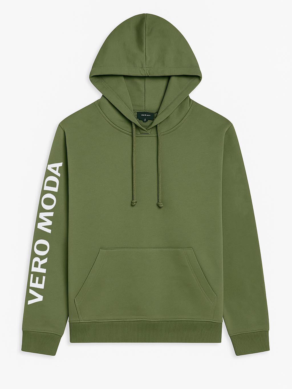 Ladies Fleece Pullover Olive Sweatshirt