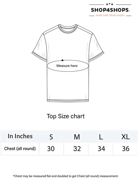 Ladies White AOP Top