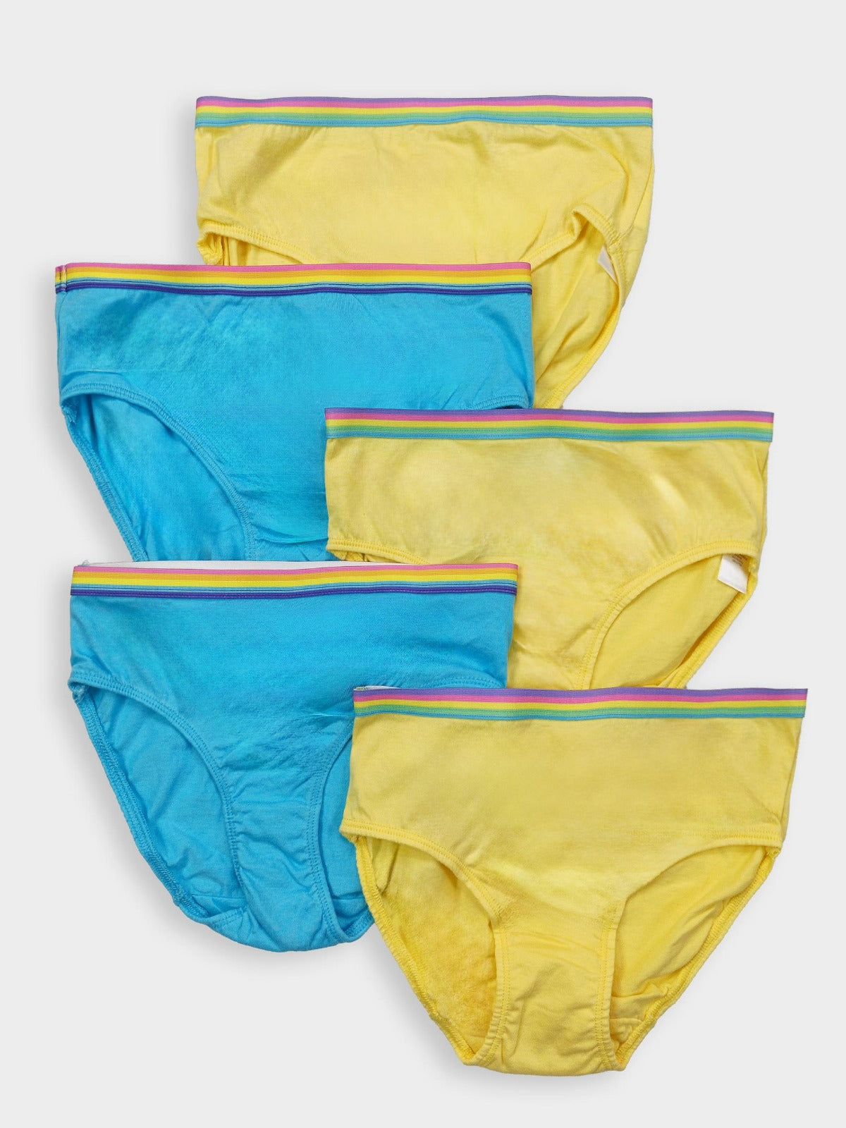 Girls Printed Assorted 5 Pack Briefs