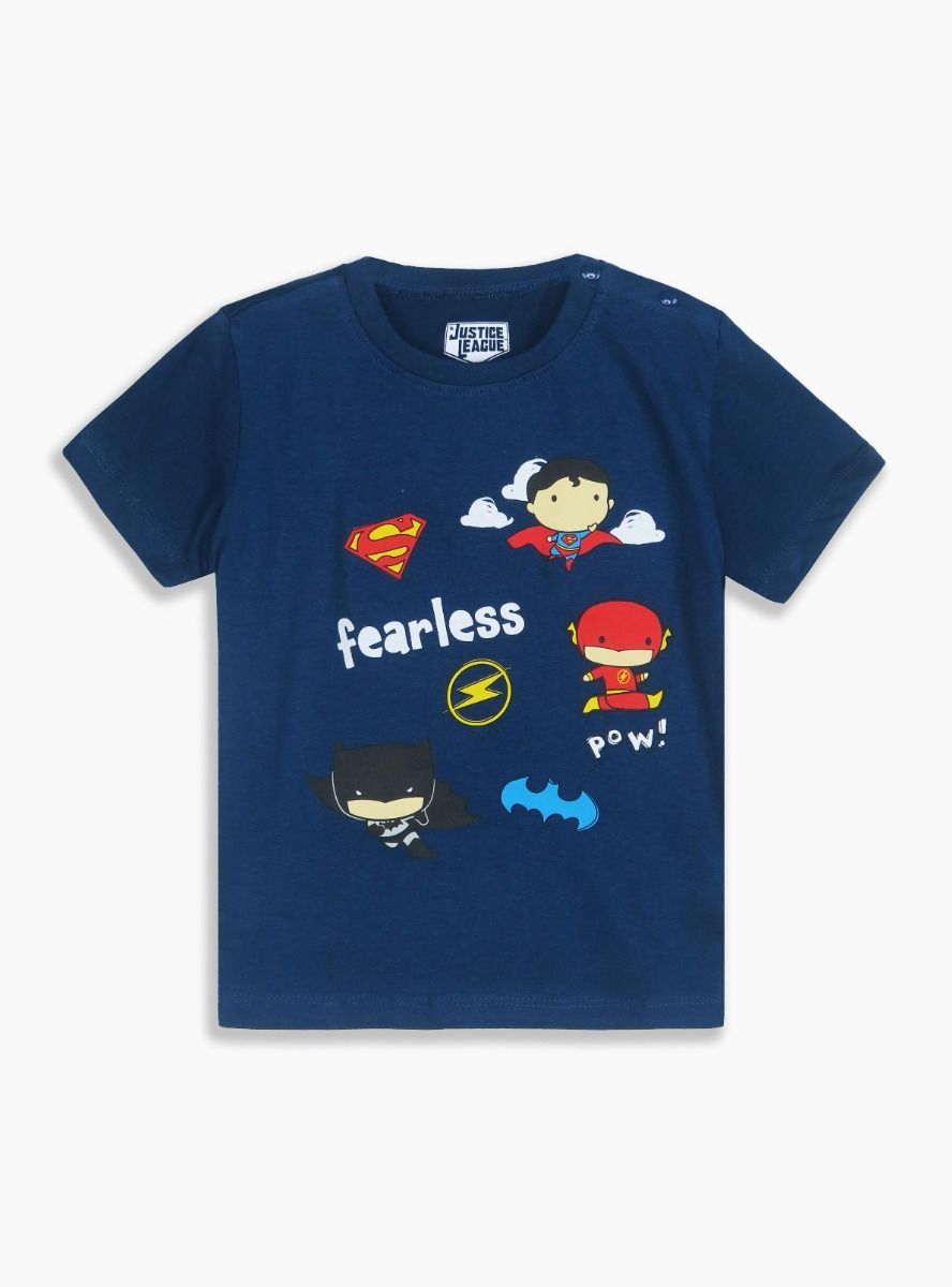 Justice League Boys Printed T Shirt