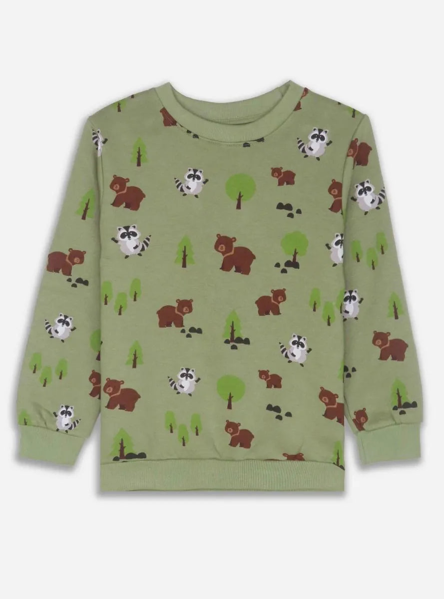 Boys Pullover Sweatshirt | Green