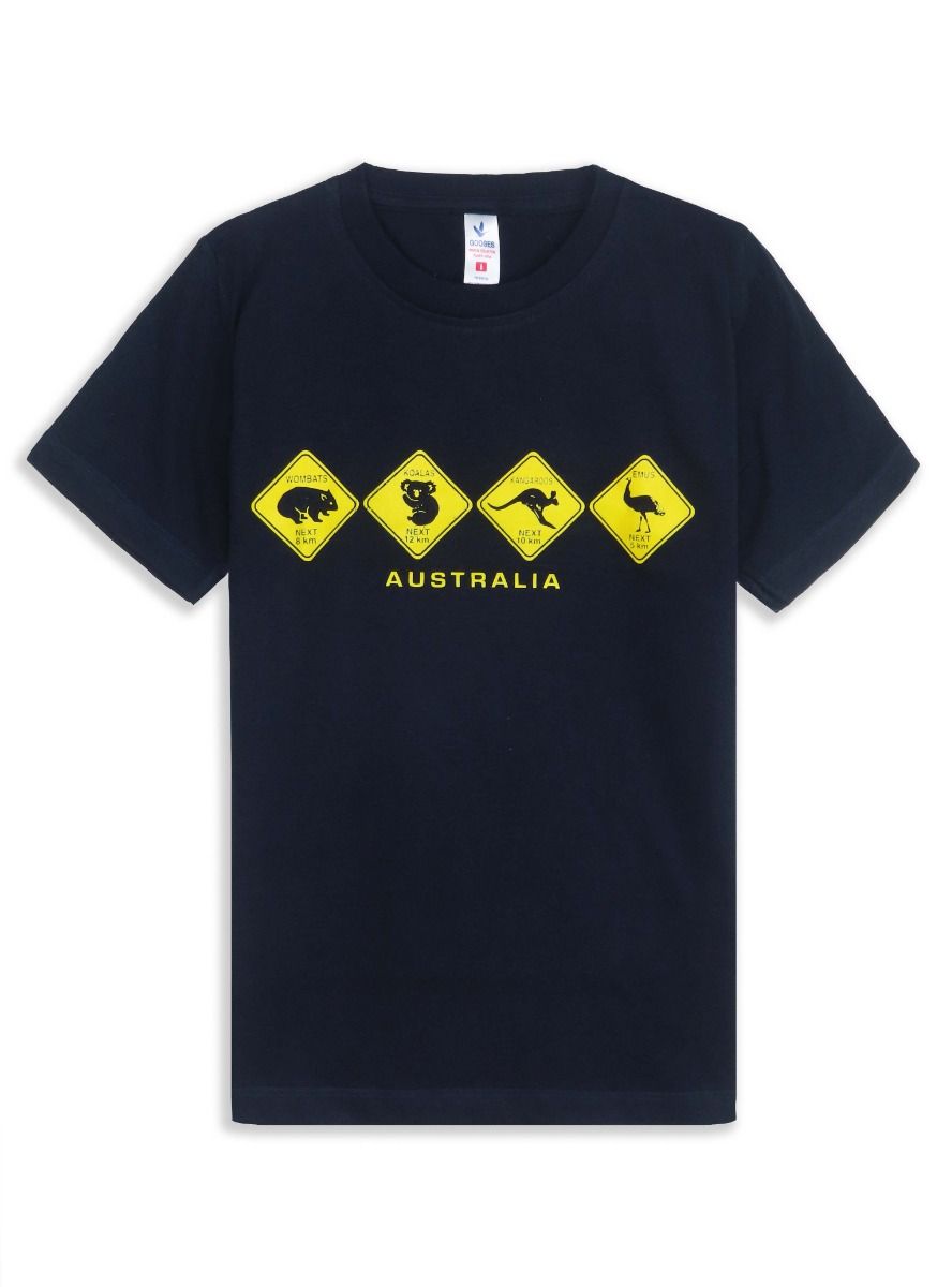 Boys Printed T Shirt Black