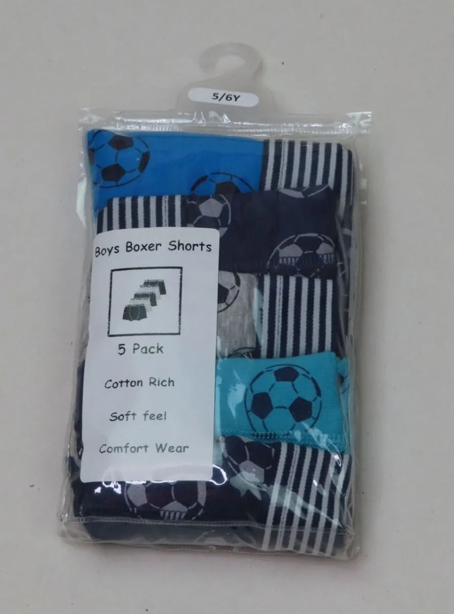 Boys 5 Pack Boxers
