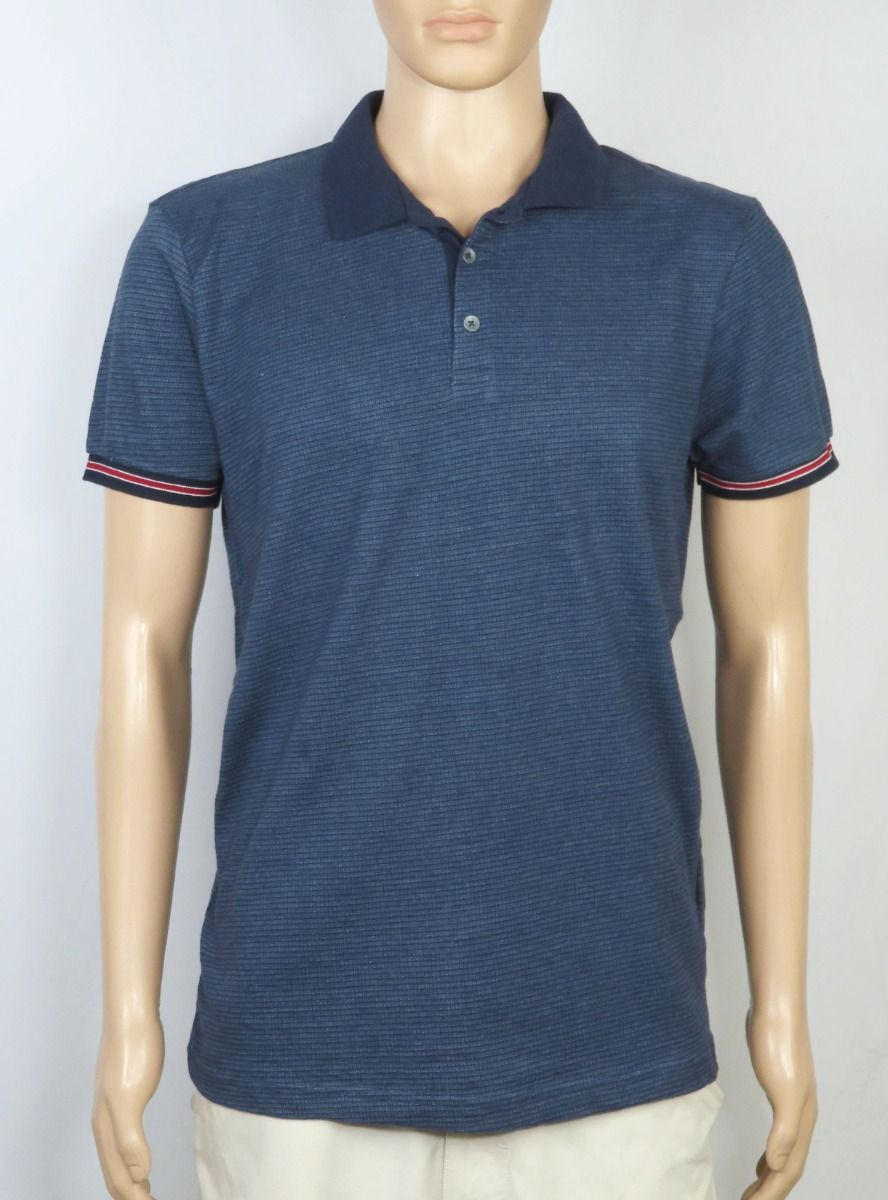 Mens Short Sleeve Polo Navy