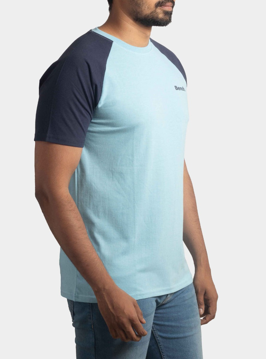 Mens Printed Raglan Sleeve T-Shirt