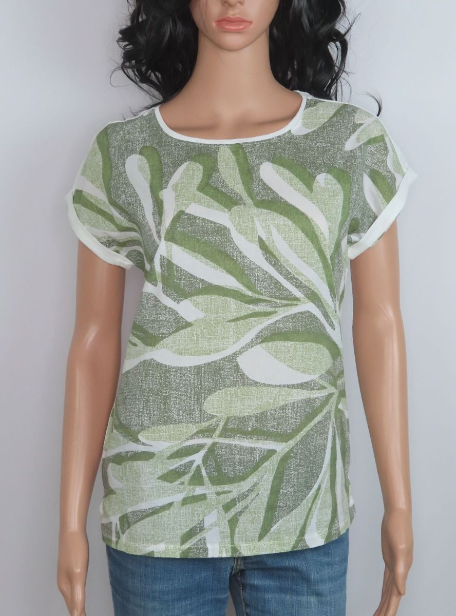 Ladies Magyar Sleeve Printed Top