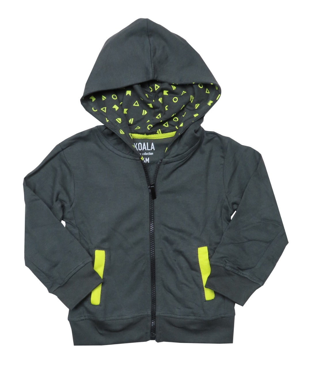 Baby Boys Hooded Full Zipper Sweartshirt