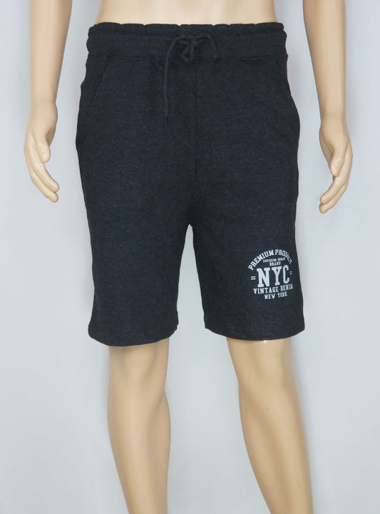 Mens French Terry Shorts | Black