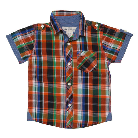 Boys Checked Woven Shirts