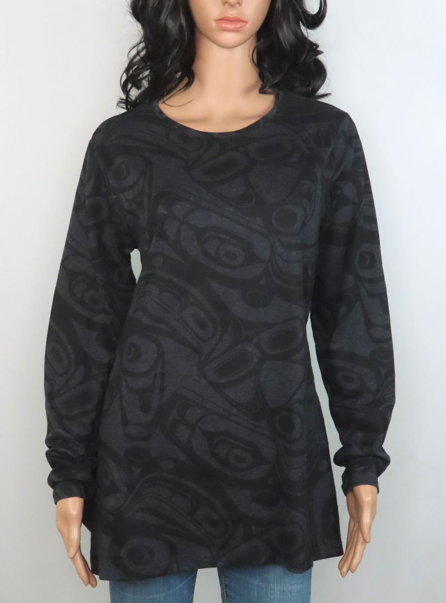 Ladies Printed Long Sleeve Top