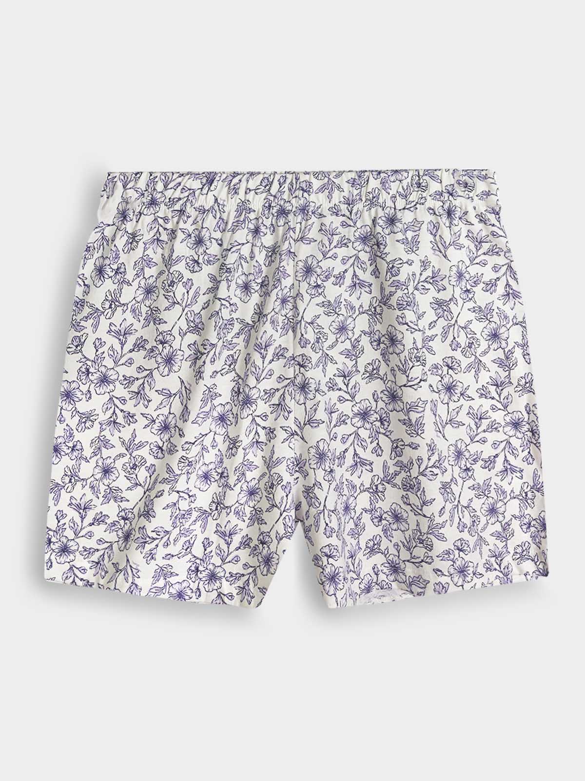 Ladies Shorty Set White