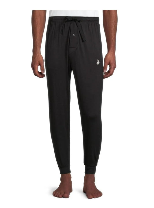 Mens Modal Sleep Jogger Black