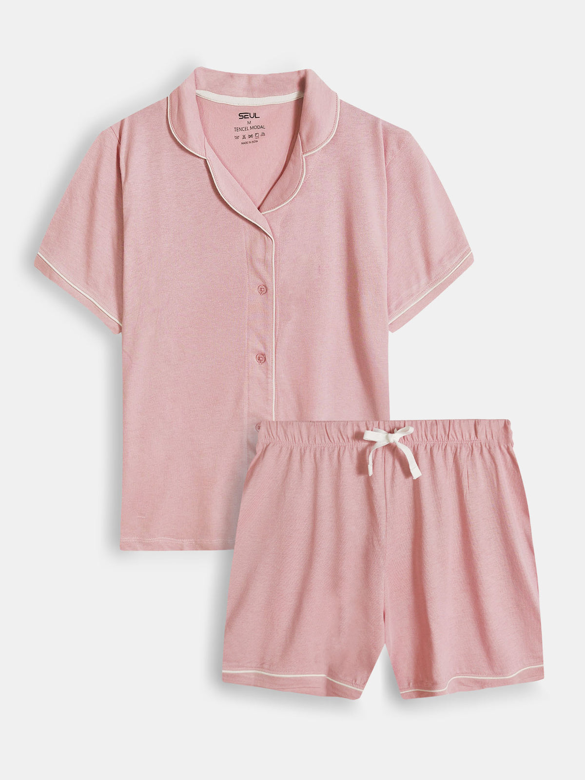 Ladies Shorty Set Pink